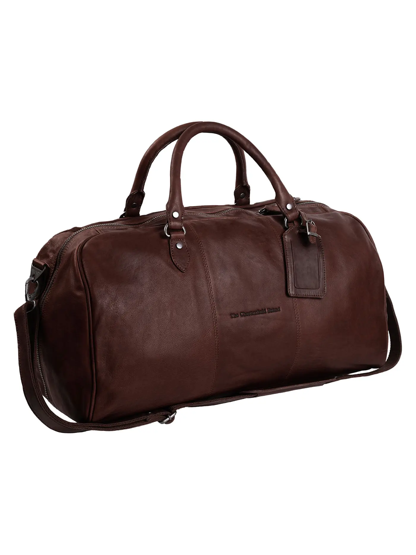 CHESTERFIELD | Ledertasche - Weekender WILLIAM | braun